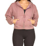 RCAFF31123-BIANCA WASHED FULL ZIP HOODIE