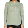 DOTH329-Cora Long Sleeve Hooded Tee