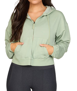 RCAFF31123-BIANCA WASHED FULL ZIP HOODIE