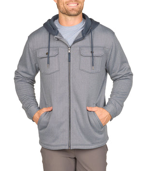 RCAUJ11204-WADE FULL ZIP HOODED JACKET